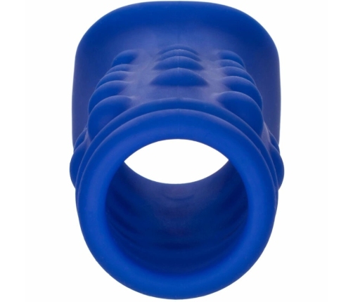 CalExotics Admiral Liquid Silicone Beaded Extension Blue 10.3cm