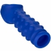 CalExotics Admiral Liquid Silicone Beaded Extension Blue 10.3cm
