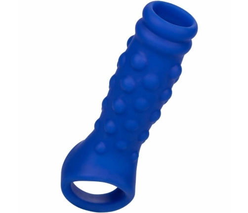 CalExotics Admiral Liquid Silicone Beaded Extension Blue 10.3cm