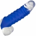 CalExotics Admiral Liquid Silicone Beaded Extension Blue 10.3cm