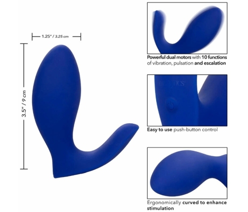 CalExotics Admiral Blue Intimate Wellness Prostate Motion Device 9 cm
