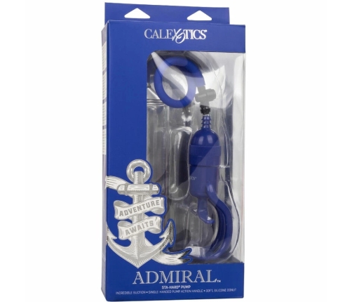 CalExotics Admiral Sta-Hard Pump Advanced System 20.25cm Transparent