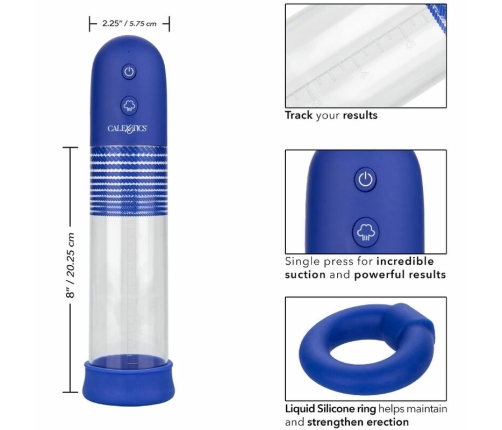 CalExotics Admiral Rechargeable Intimate Pump Kit with Silicone Enhancer Ring