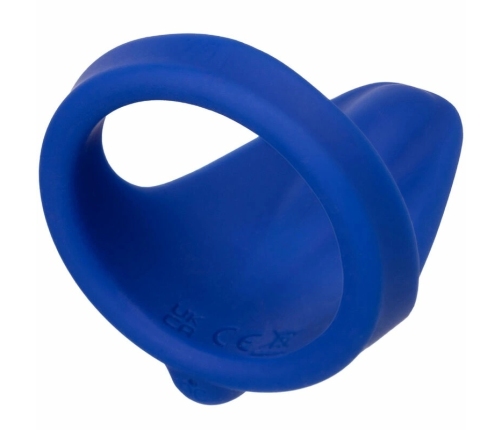 CalExotics Admiral Blue Liquid Silicone Vibrating Perineum Wellness Ring