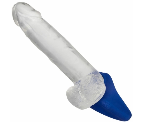 CalExotics Admiral Blue Liquid Silicone Vibrating Perineum Wellness Ring