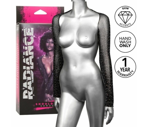 CalExotics Radiance Mesh Shrug with Rhinestone Detailing, One Size