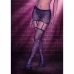 CalExotics Radiance Garter Skirt with Rhinestone Thigh Highs, Black, One Size