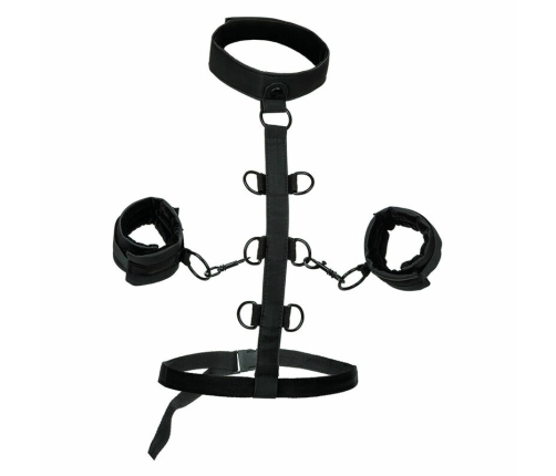 CalExotics Boundless Collar Adjustable Vegan Leather Restraint System