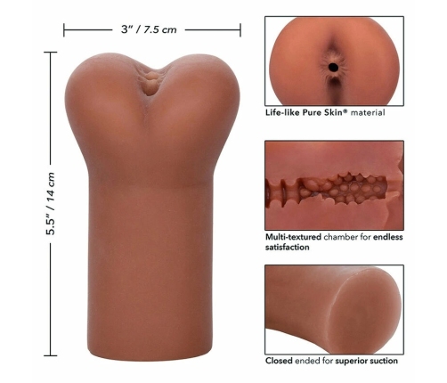 CalExotics Boundless Model - Anatomical Brown, 14 cm, TPE