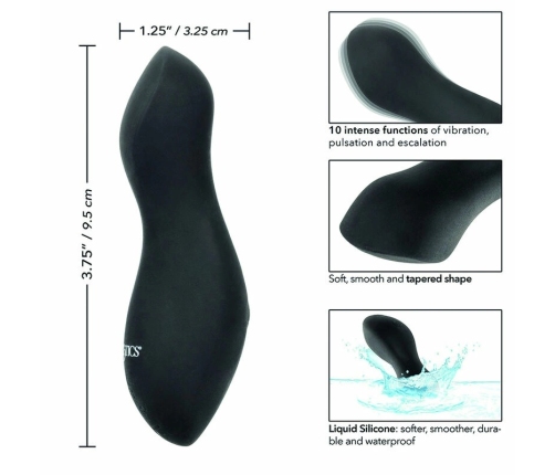 CalExotics Boundless Perfect Curve Vibrating Wellness Massager, Silicone, USB