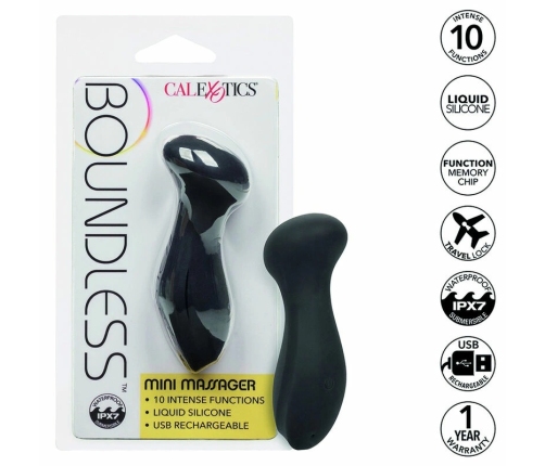 CalExotics Boundless Mini Massager Liquid Silicone Waterproof 9.5cm