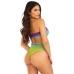 Leg Avenue Bodysuit Ocean Ombre - Twisted Halter, Multicolor, One Size