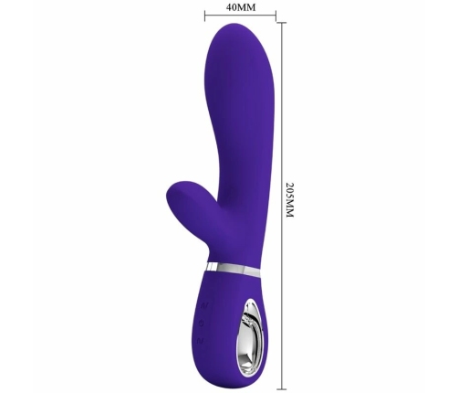 Pretty Love Thomas Multi-Function Silicone Vibrator Purple 7 Modes