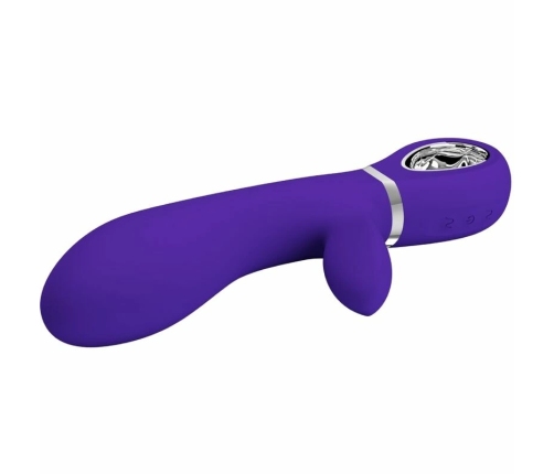 Pretty Love Thomas Multi-Function Silicone Vibrator Purple 7 Modes