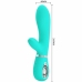 Pretty Love Thomas Aqua Green Multi-Function Silicone Vibrating Device
