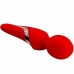 Pretty Love Walter Vibrating Wand Red - 7 Modes, Silicone, USB Rechargeable