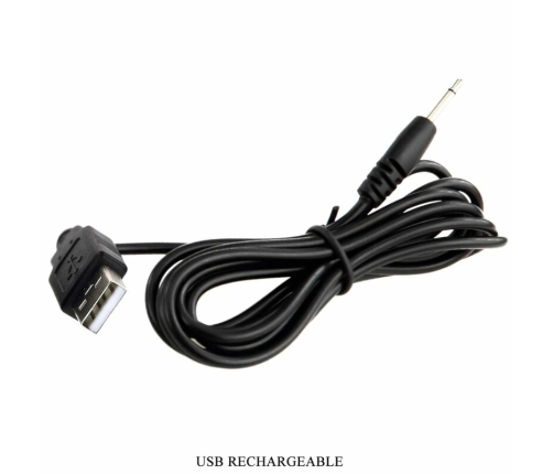 Pretty Love Walter Vibrating Wand Red - 7 Modes, Silicone, USB Rechargeable