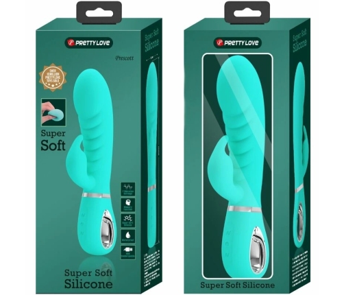 Pretty Love Prescott Aqua Green Multi-Function Vibrating System 7 Modes