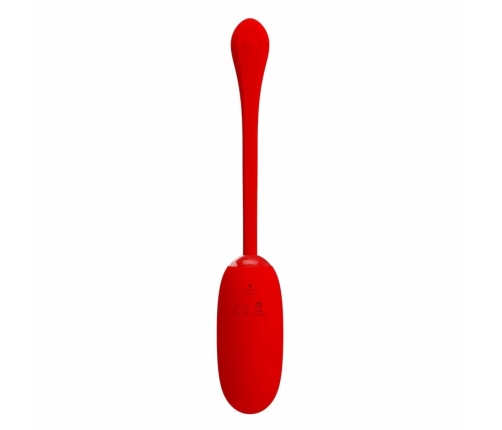 Pretty Love Julius Intimate Vibration Egg Red USB Rechargeable Waterproof