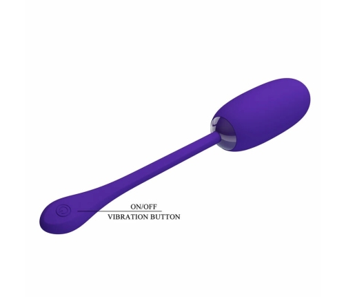 Pretty Love Julius Waterproof Rechargeable Vibrating Egg Purple