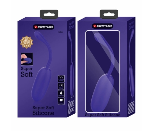 Pretty Love Julius Waterproof Rechargeable Vibrating Egg Purple