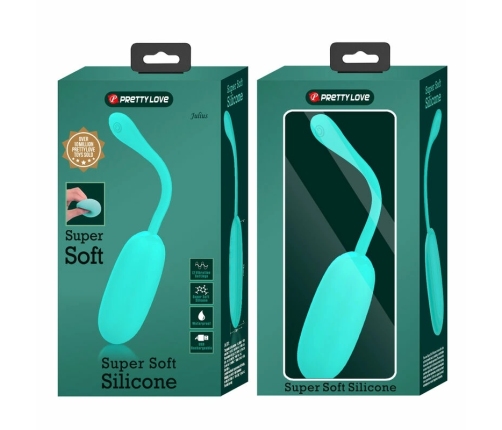 Pretty Love Julius Aqua Green Waterproof Rechargeable Vibrating Egg