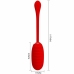Pretty Love Kirk Rechargeable Vibrating Egg Red - 12 Modes, USB Charging