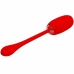 Pretty Love Kirk Rechargeable Vibrating Egg Red - 12 Modes, USB Charging