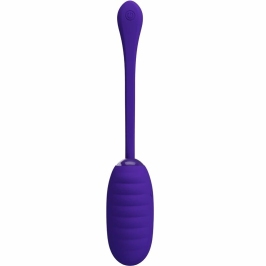 Pretty Love Kirk Rechargeable Wireless Vibrating Egg Purple