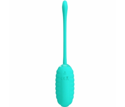 Pretty Love Kirk Wireless Vibrating Egg Aqua Green USB Rechargeable