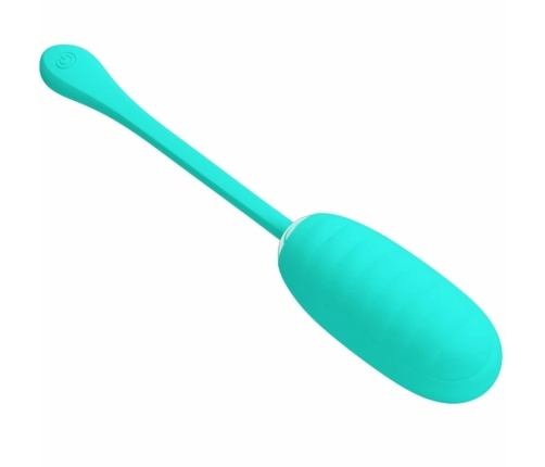 Pretty Love Kirk Wireless Vibrating Egg Aqua Green USB Rechargeable