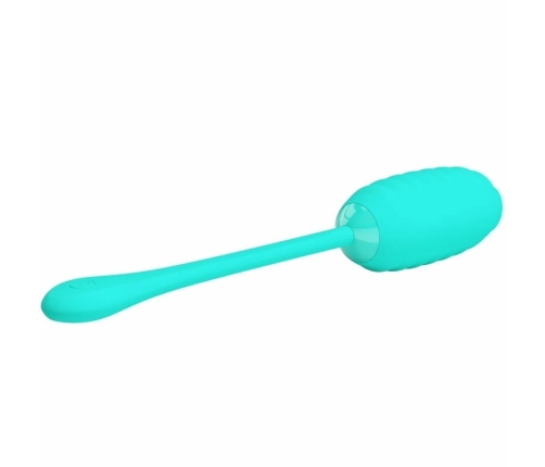 Pretty Love Kirk Wireless Vibrating Egg Aqua Green USB Rechargeable