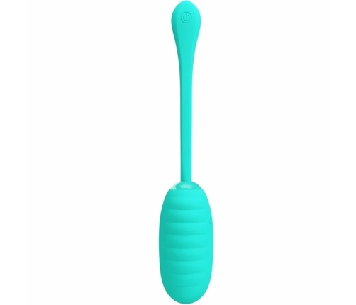 Pretty Love Kirk Wireless Vibrating Egg Aqua Green USB Rechargeable