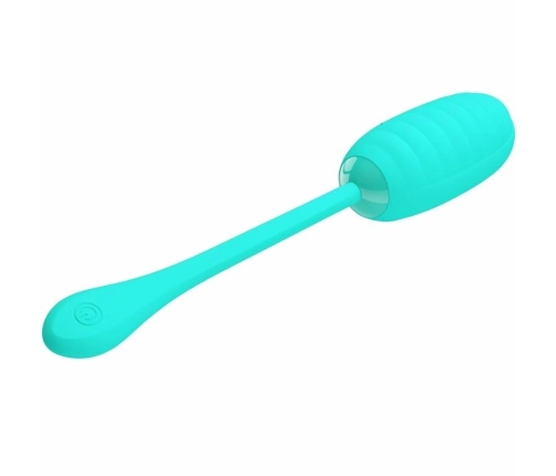 Pretty Love Kirk Wireless Vibrating Egg Aqua Green USB Rechargeable