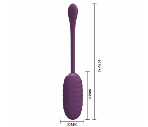 Pretty Love Casper Purple Wireless App-Controlled Vibrating Egg 12 Modes