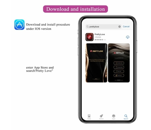 Pretty Love Casper Purple Wireless App-Controlled Vibrating Egg 12 Modes