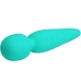 Pretty Love Meredith Rechargeable Silicone Massager Aqua Green 21.5cm