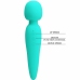 Pretty Love Meredith Rechargeable Silicone Massager Aqua Green 21.5cm