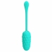 Pretty Love Vibrating Egg Aqua Green - 12-Mode Silicone, USB Rechargeable