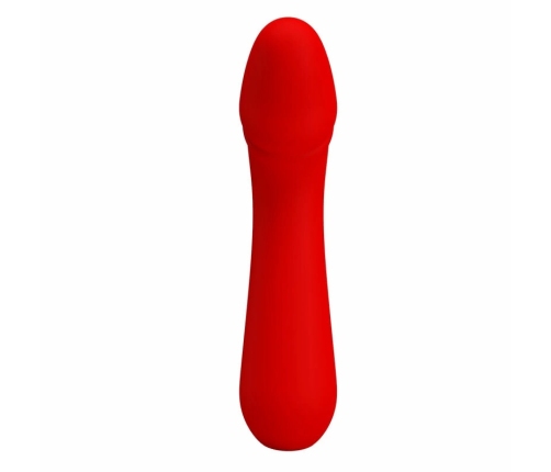 Pretty Love Cetus Red Rechargeable Flexible System Silicone Massager 150mm