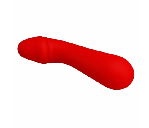 Pretty Love Cetus Red Rechargeable Flexible System Silicone Massager 150mm