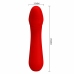 Pretty Love Cetus Red Rechargeable Flexible System Silicone Massager 150mm