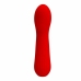 Pretty Love Faun Red Flexible Silicone Vibrator 12 Modes USB 150mm