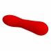 Pretty Love Faun Red Flexible Silicone Vibrator 12 Modes USB 150mm
