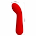 Pretty Love Faun Red Flexible Silicone Vibrator 12 Modes USB 150mm