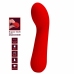 Pretty Love Faun Red Flexible Silicone Vibrator 12 Modes USB 150mm