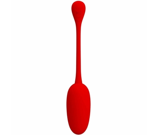 Pretty Love Knucker Red Wireless Silicone Vibration Egg - 12 Modes USB