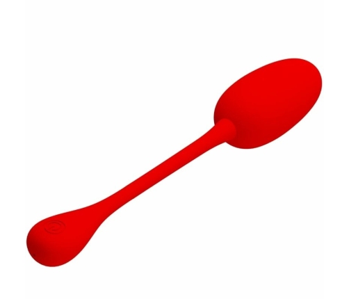 Pretty Love Knucker Red Wireless Silicone Vibration Egg - 12 Modes USB