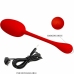 Pretty Love Knucker Red Wireless Silicone Vibration Egg - 12 Modes USB