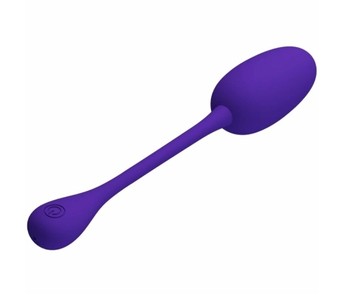 Pretty Love Knucker Rechargeable Wireless Motion Egg Purple Silicone